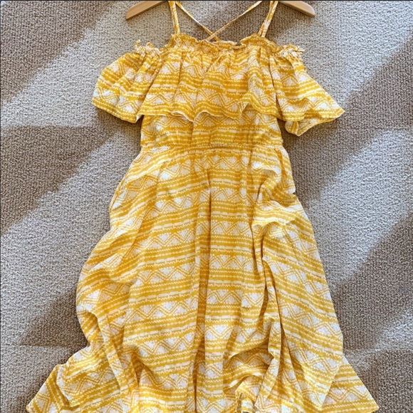 Love Riche Bohemian Block Print Yellow Dress - Picture 5 of 5